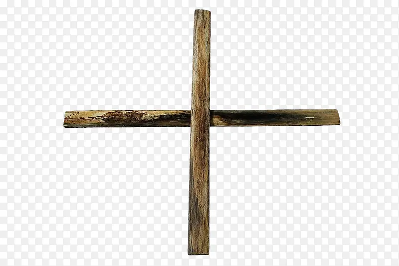 交叉十字木头
