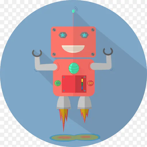 安卓趣味机器人发射吉祥物机械金