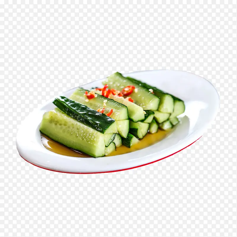 产品实物好吃蒜泥黄瓜