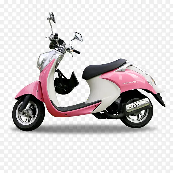 粉色摩托车免抠素材