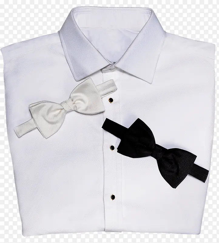 白色衬衣领带