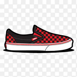 Vans Checkerboard Red Icon