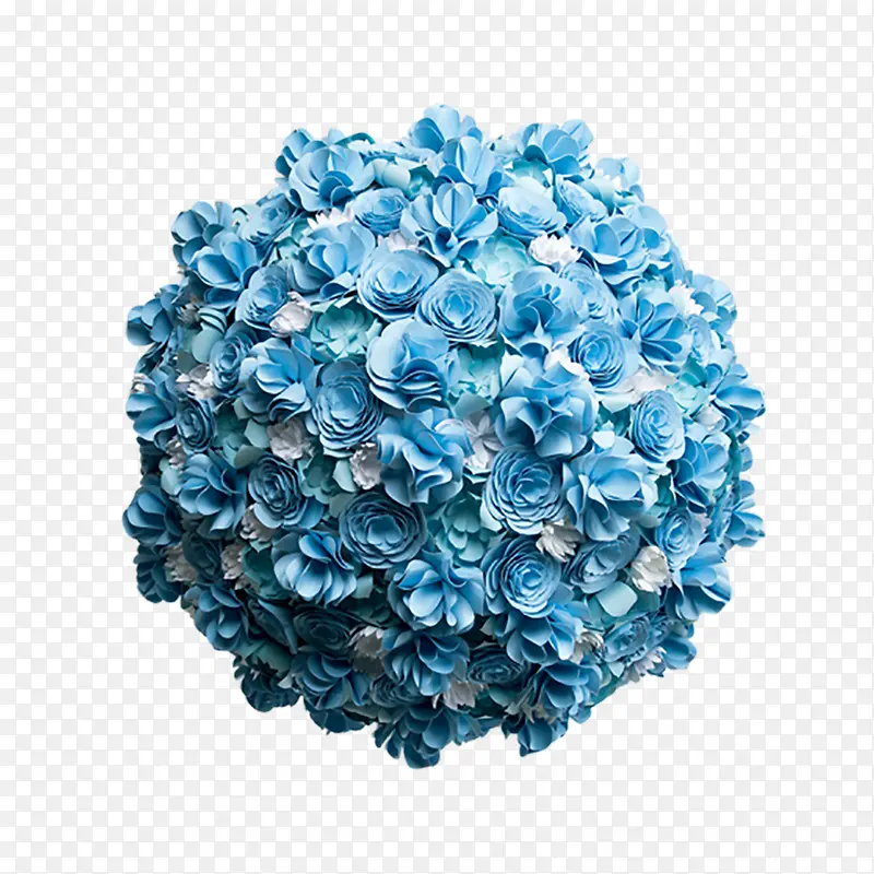 蓝色唯美小花