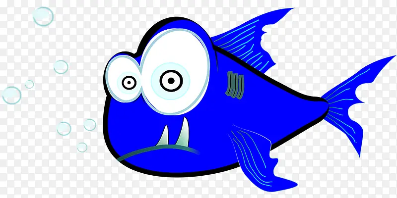 蓝色的鱼