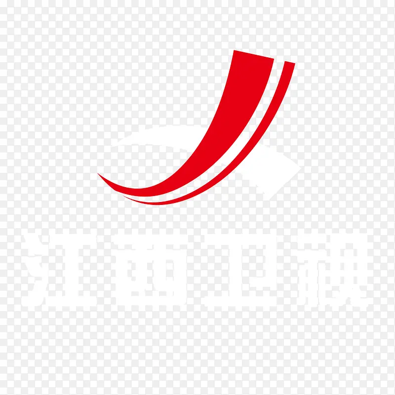 红色江西卫视logo标志