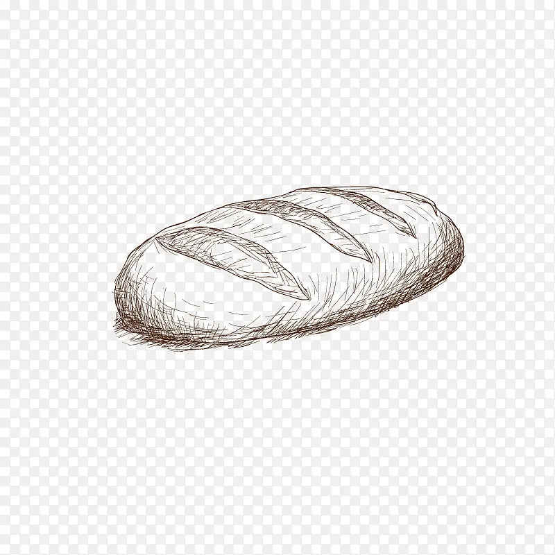 手绘烘培元素 面包