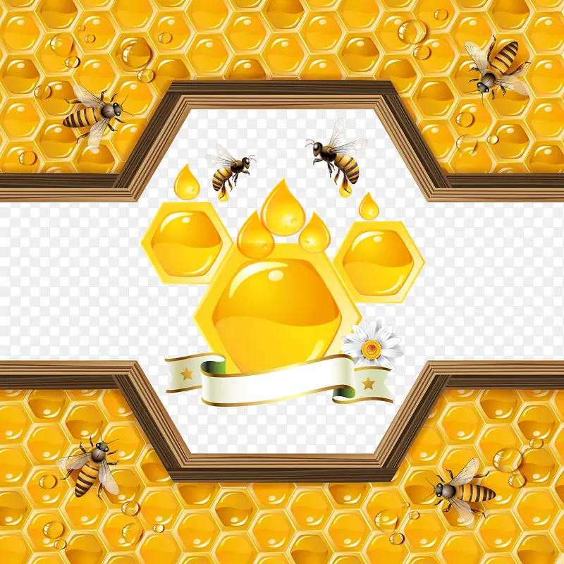 金色蜂蜜