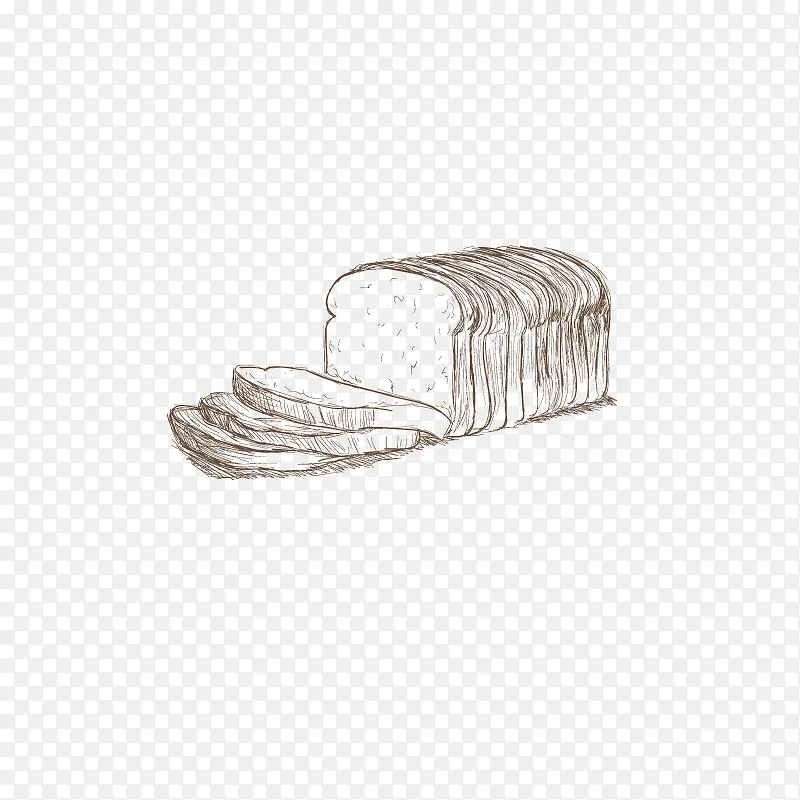 手绘烘培面包片