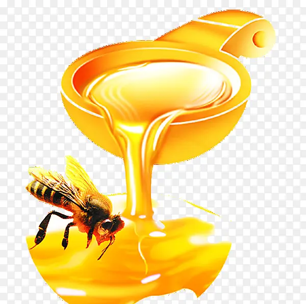 3d蜜蜂蜂蜜