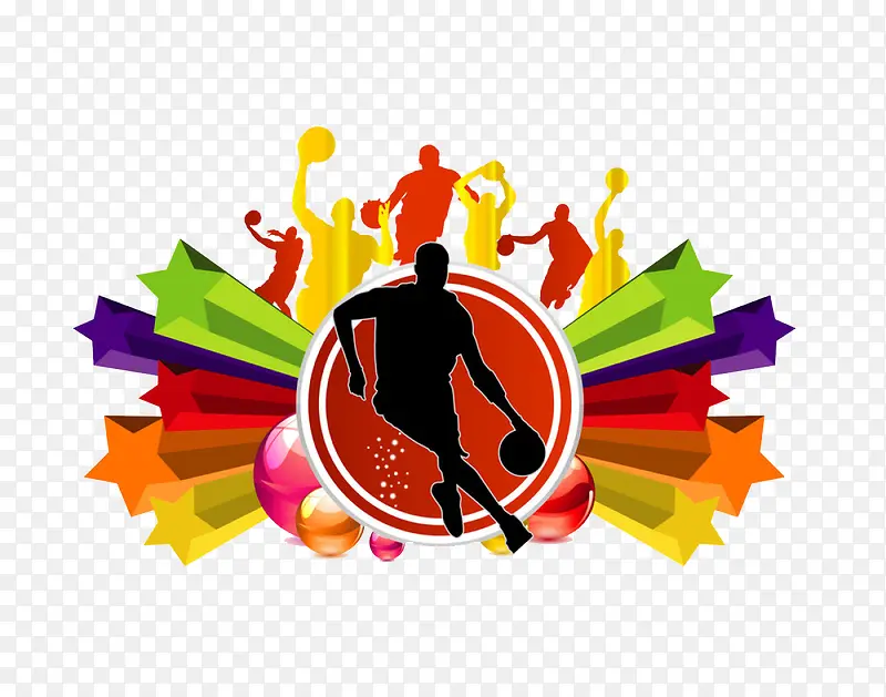 篮球社的logo