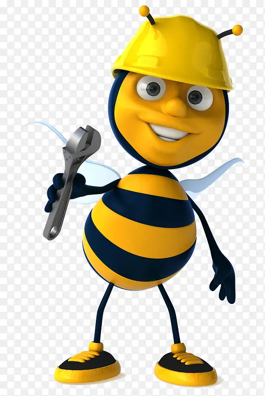 工作的蜜蜂
