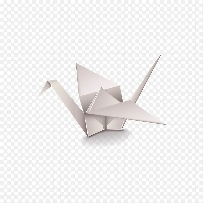 灰色折纸千纸鹤