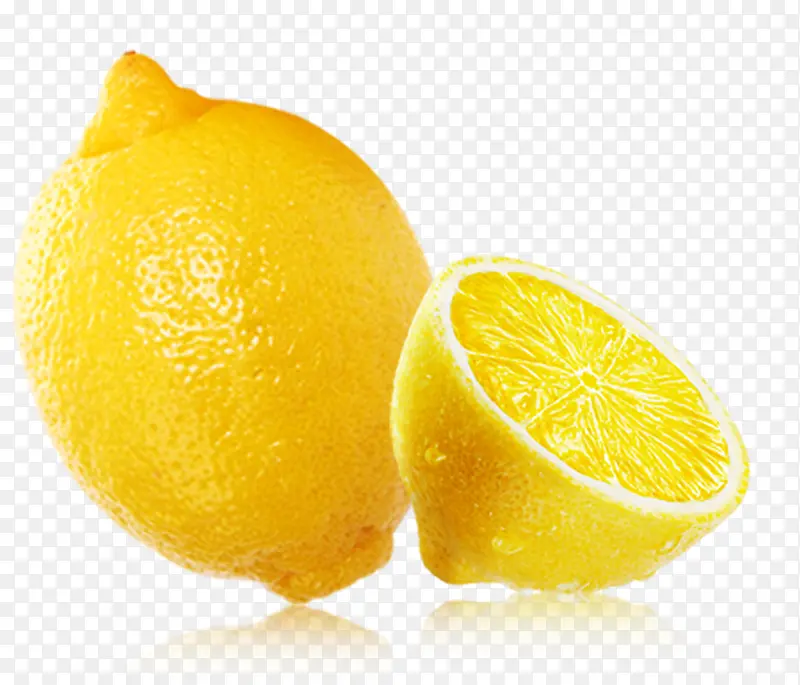 黄色柠檬水果宣传单