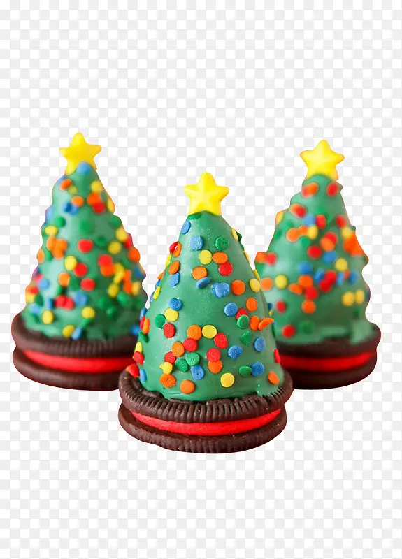 圣诞树夹心饼干