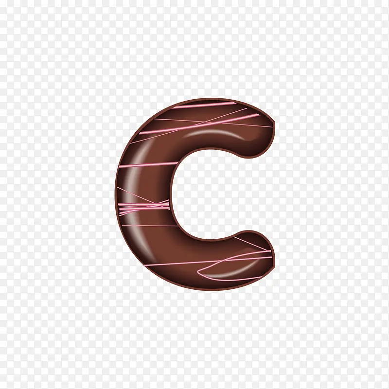 巧克力字母C
