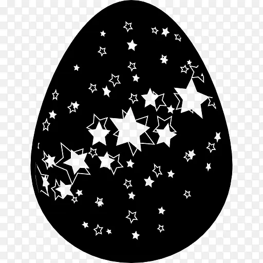 复活节彩蛋被星星图标