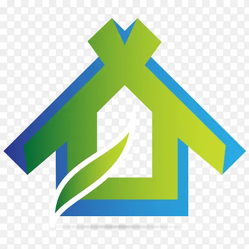 绿色个性房地产公司logo设计