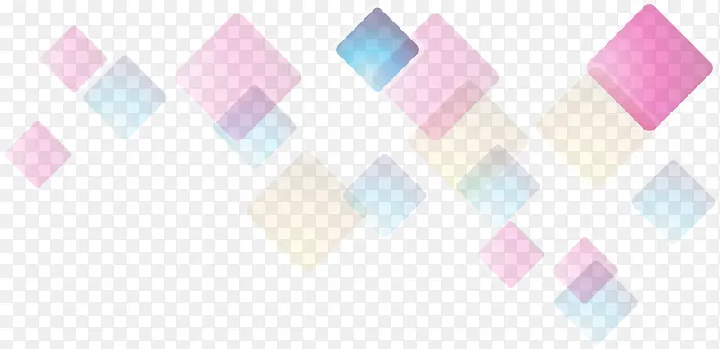 漂浮多彩色块
