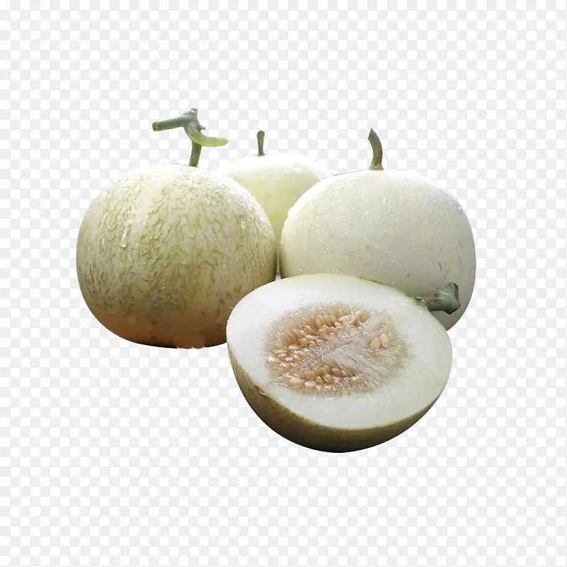 三个白香瓜