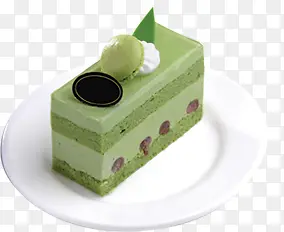 绿色抹茶蛋糕夹心