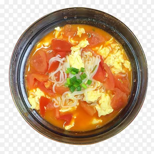 美食餐饮番茄鸡蛋汤面一碗