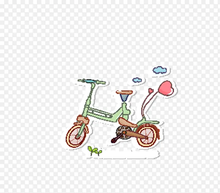 可爱自行车