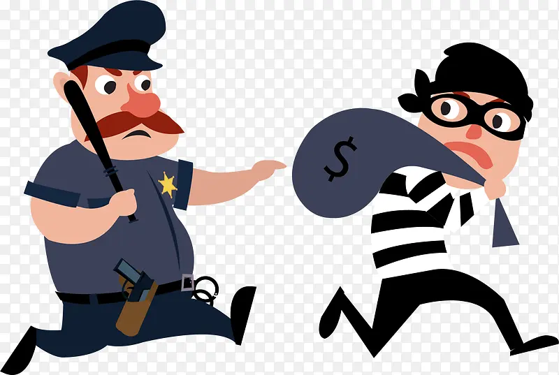 追歹徒的警察