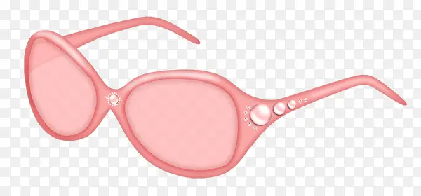 粉色眼镜