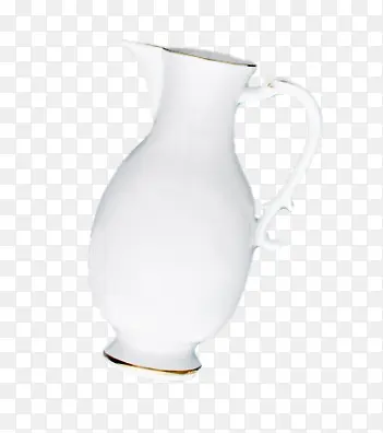 产品实物白色花瓶