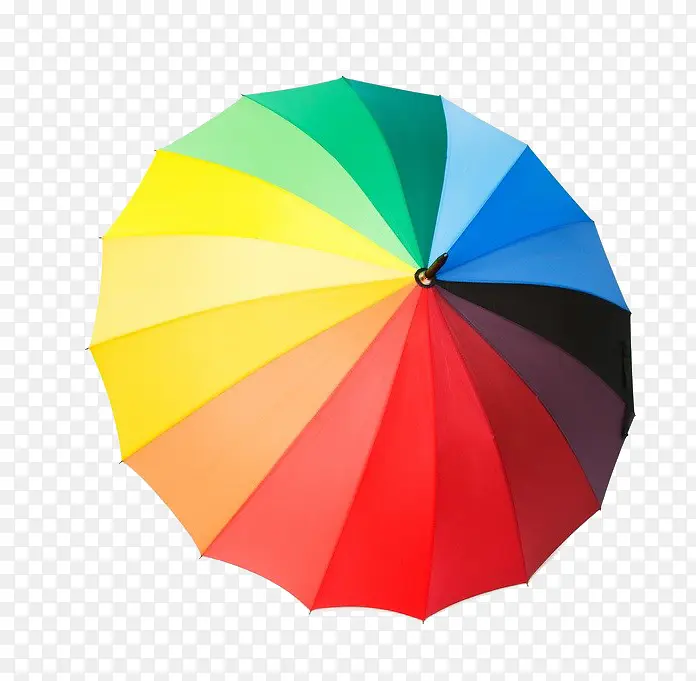 彩色雨伞插画