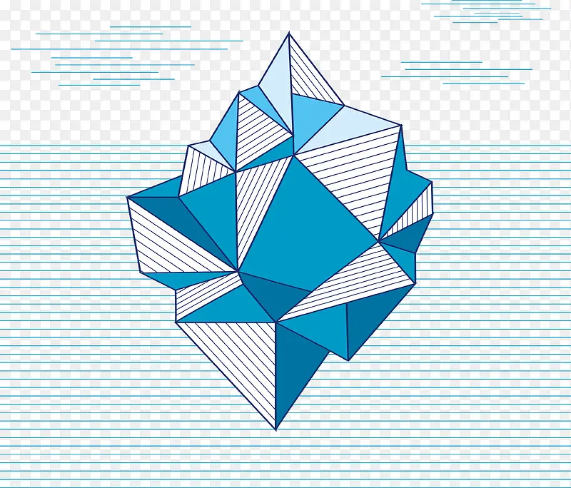 立体几何矢量素材