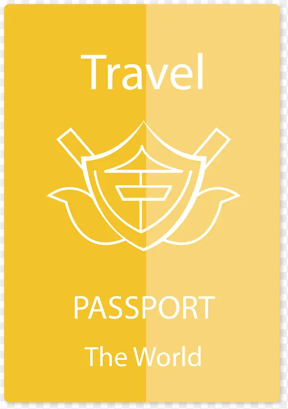 旅行护照矢量