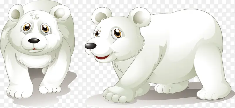 可爱的北极熊