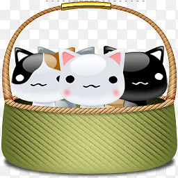 猫篮子可爱的lovely-cat-icons
