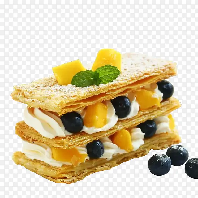 千层酥皮夹心蛋糕