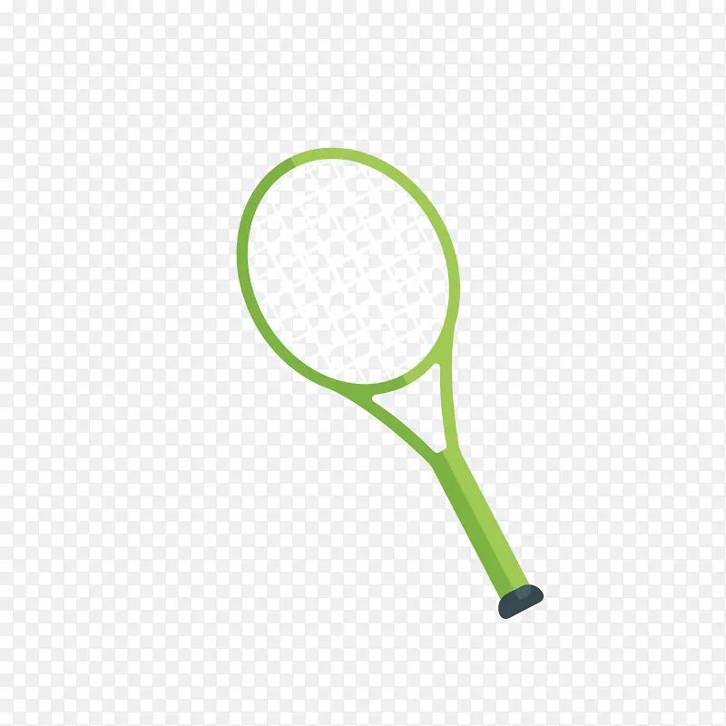 绿色的网球拍