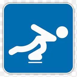 速度滑冰奥运会索契- 2014图标