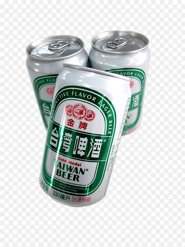 三罐台湾啤酒素材
