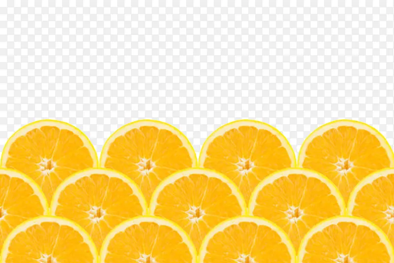 橙色香甜水果奉节脐橙片实物