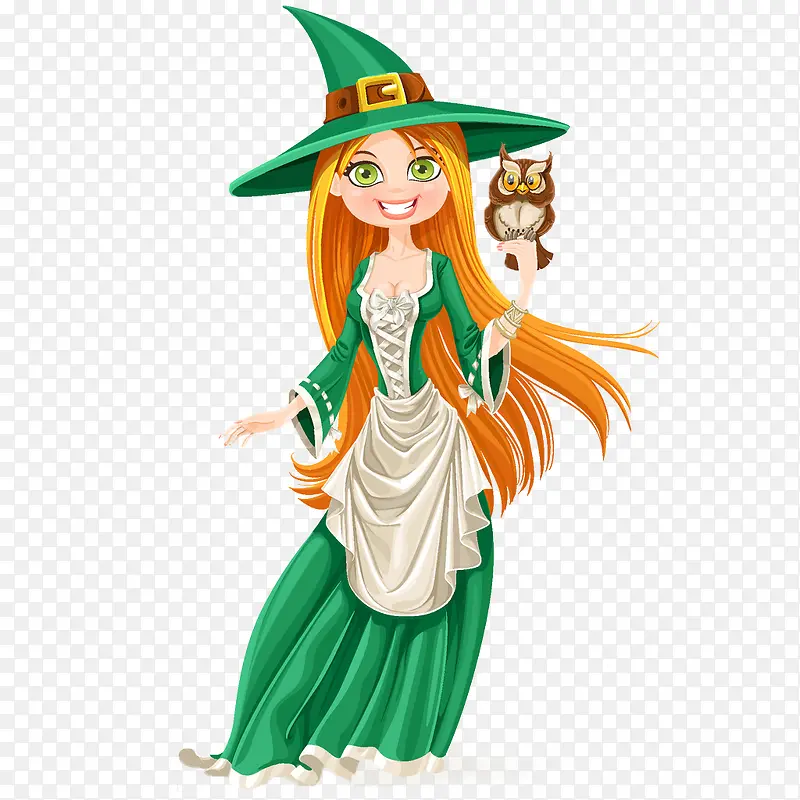 绿色的女巫姑娘