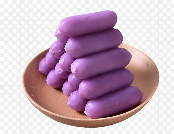 一堆紫色小年糕