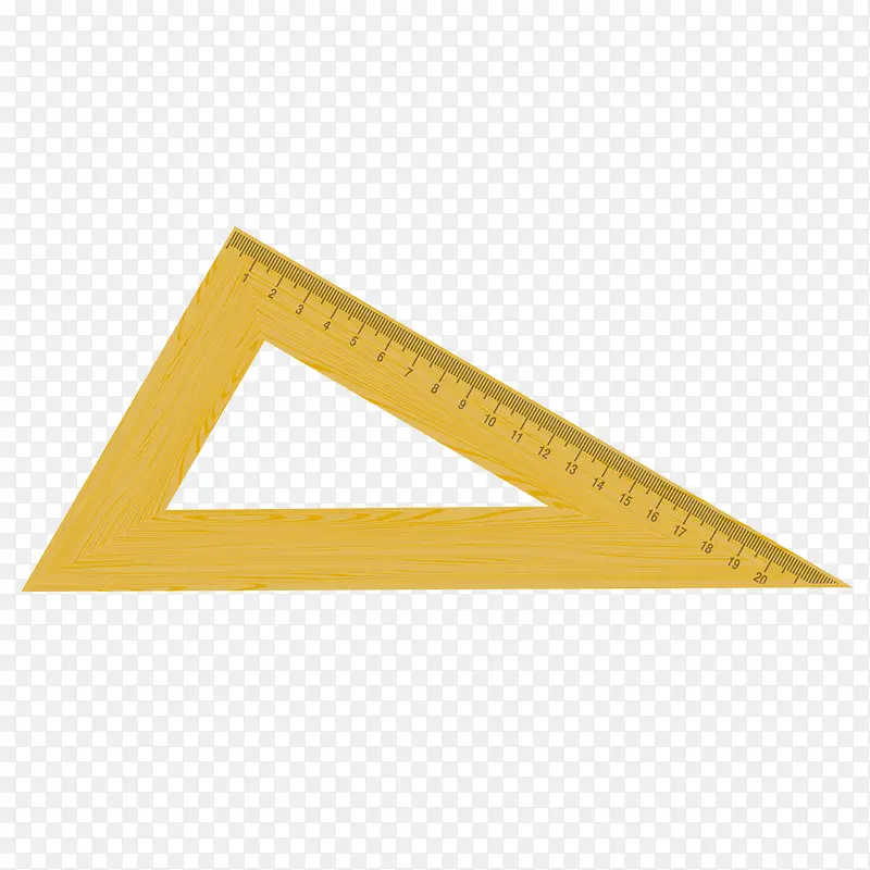 教学使用的三角直尺