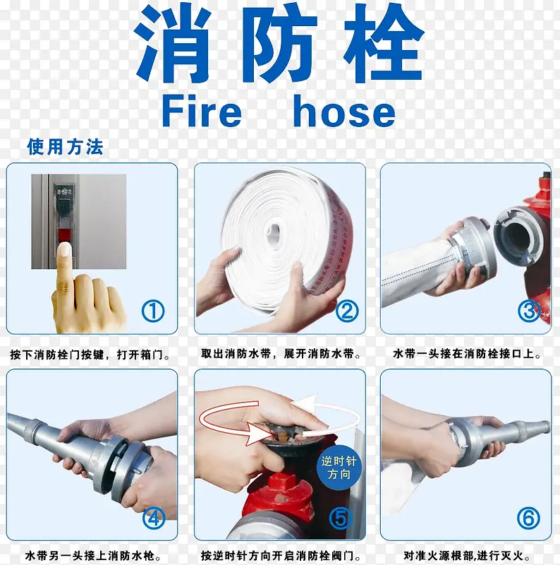 消防栓使用方法