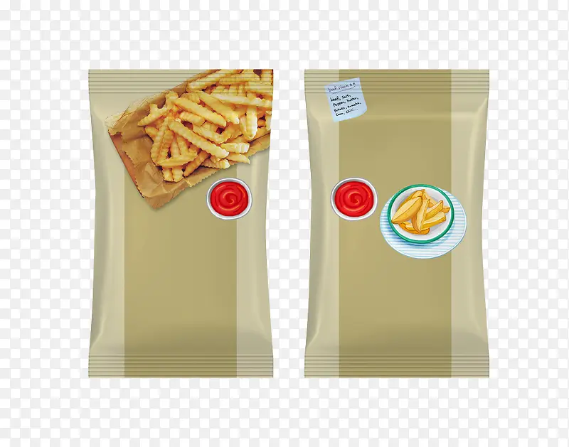 薯条零食食品包装袋