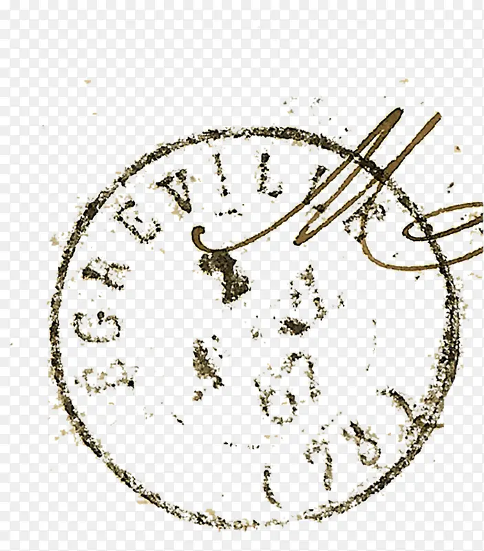 欧式古朴设计邮票