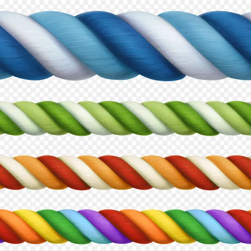 彩色条纹绳子图片