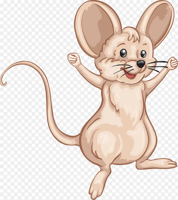 米色卡通老鼠