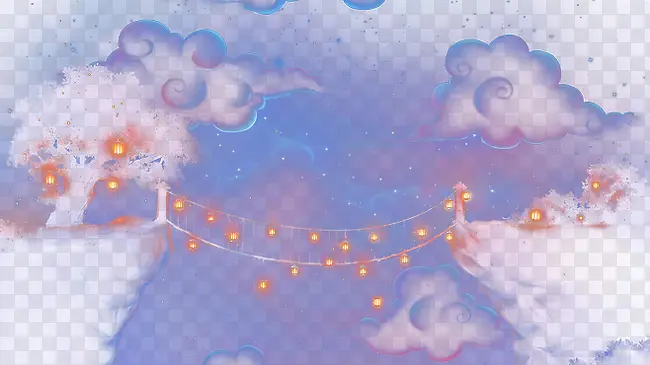 七夕桥素材