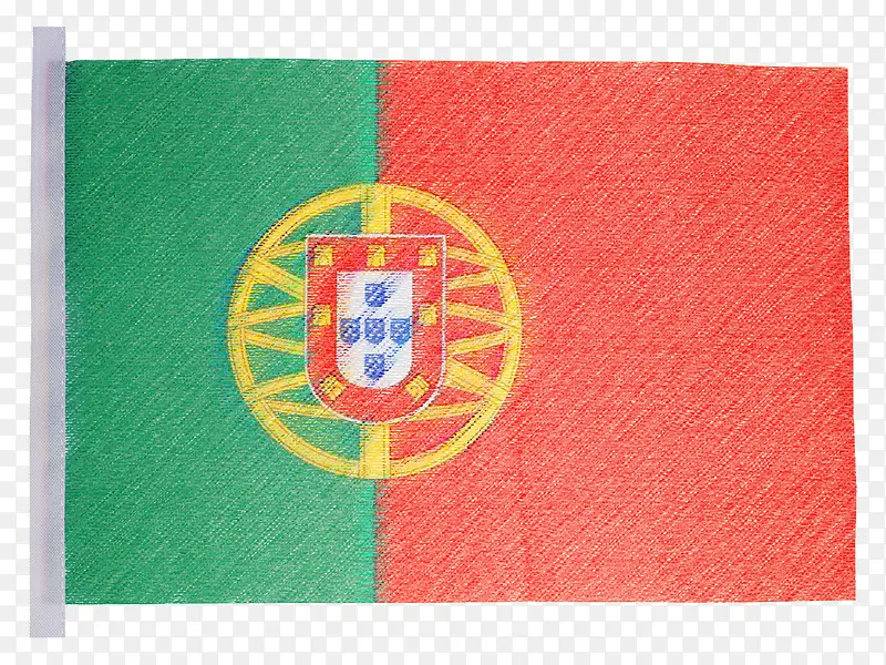葡萄牙国旗蜡笔画