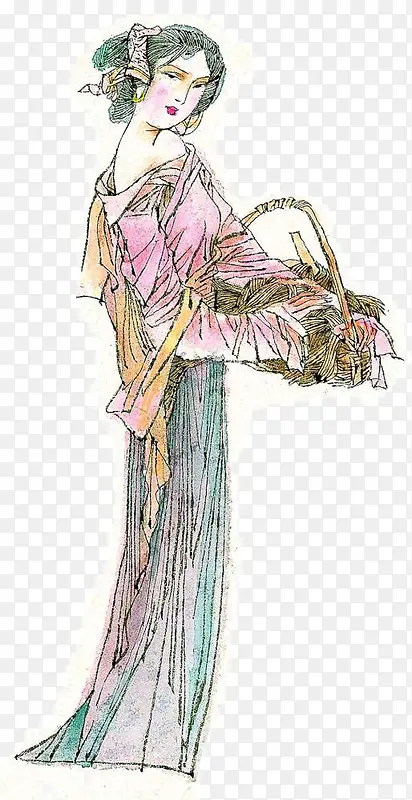 古代女子PNG图片素材下载_图片编号qjrembpq-免抠素材网